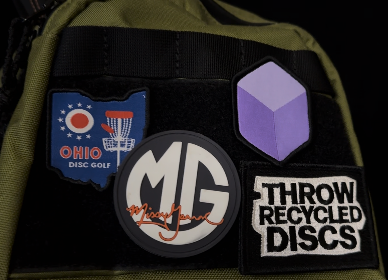 Six Sided Discs' Logo Velcro Patch